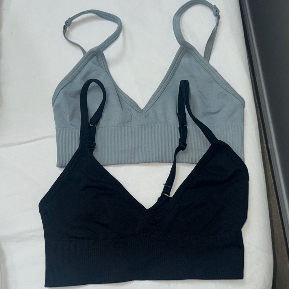 Women's Intimates Set - Black and Gray Bralette